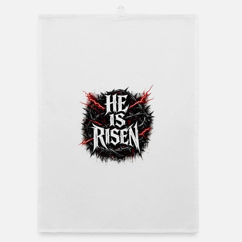 he is risen Organic dish towel
