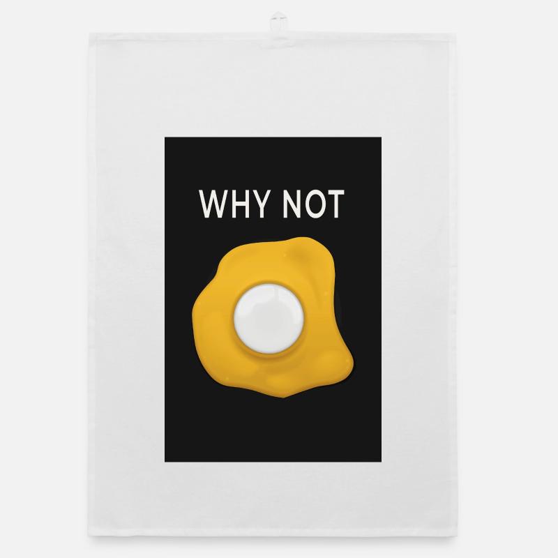 Why Not Minimal Poster Ei Design Modern Organic Geschirrtuch