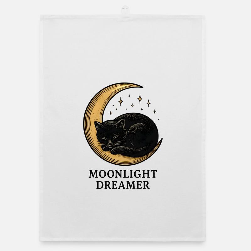 Moonlight Dreamer Organic dish towel