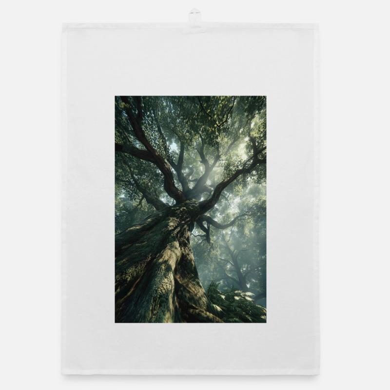 Ancient Forest Light Organic dish towel