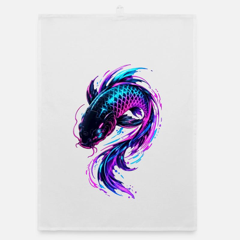 Flux de Koi Néon Torchon bio