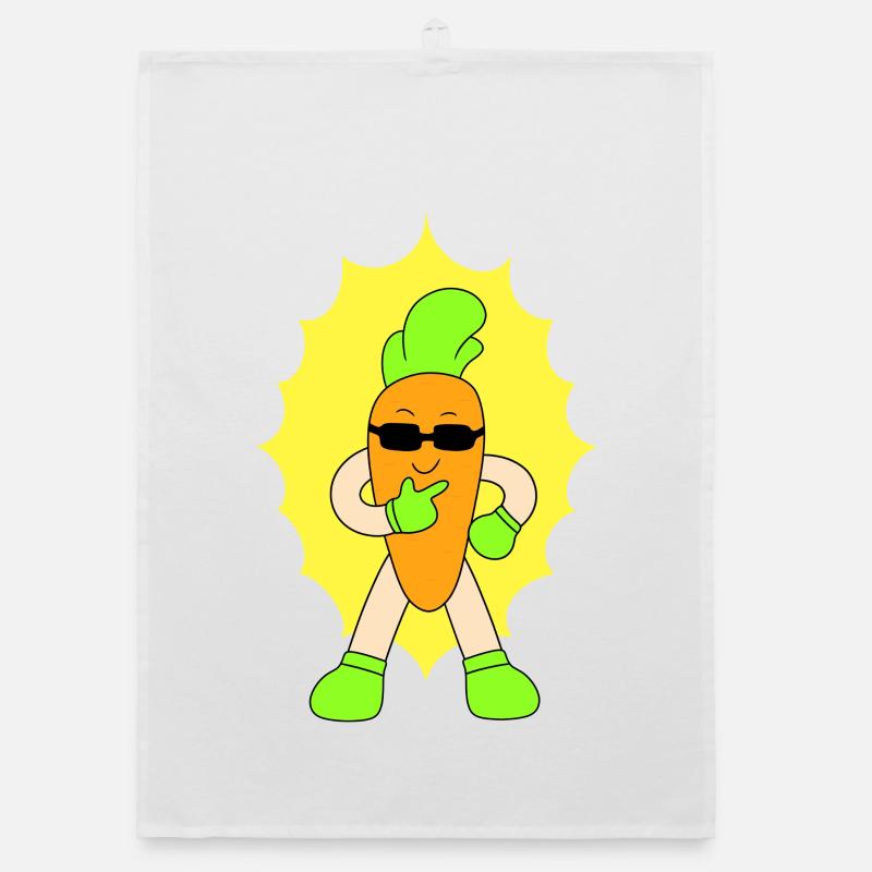 Cool carrot Organic dish towel