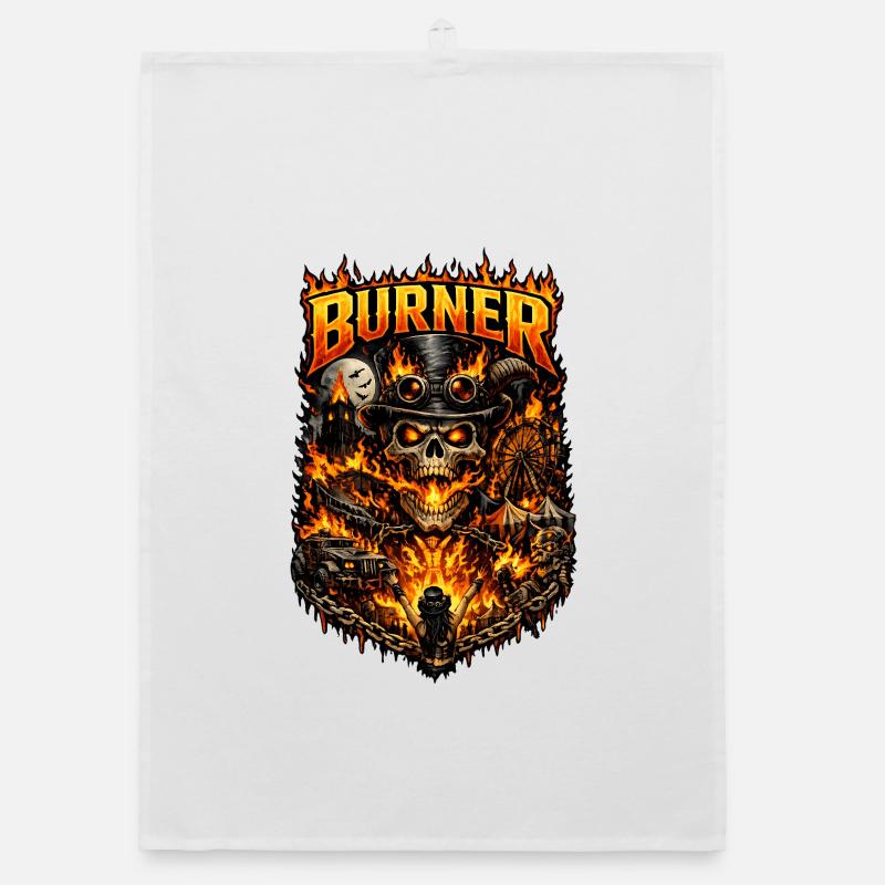 Burner – Feu, Liberté et Rébellion Torchon bio