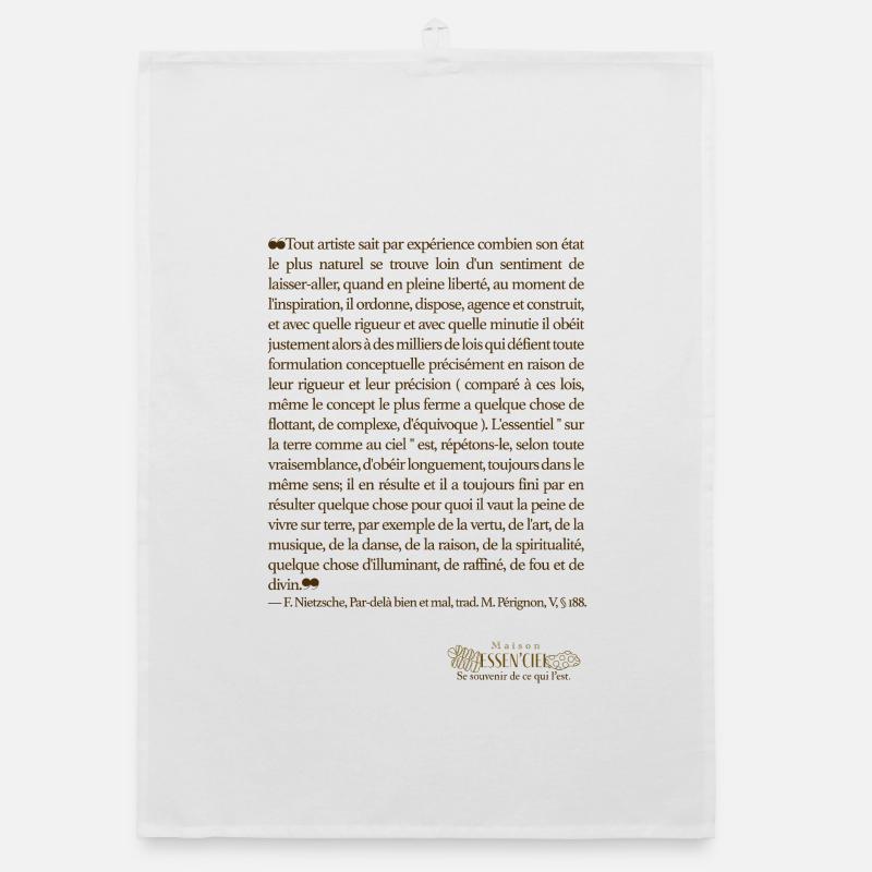 Art❜phorisme §188 Torchon bio