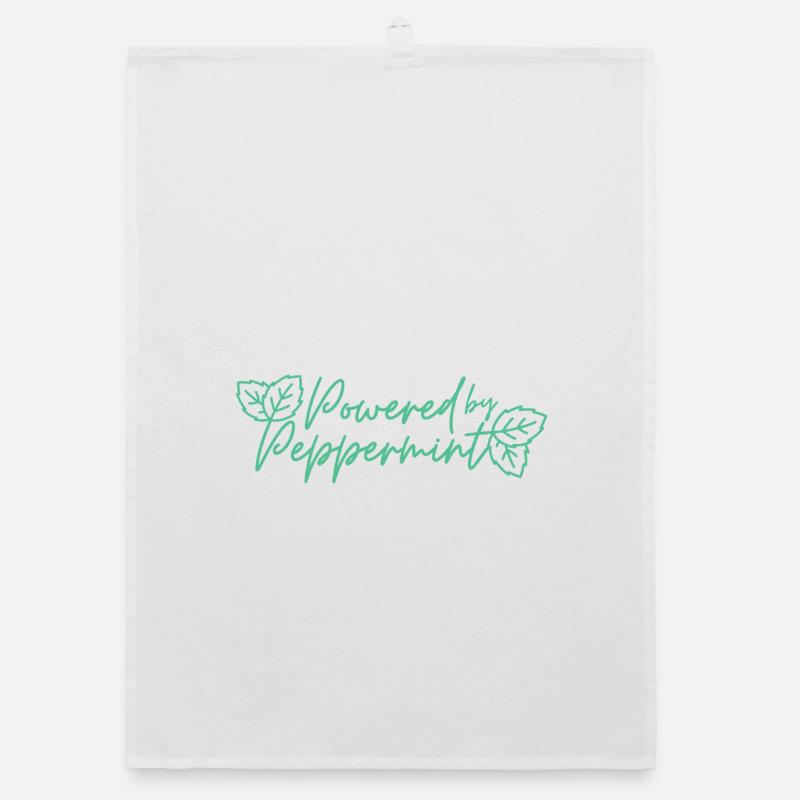 Powered by PepperMINT - Organic Geschirrtuch - Weiß