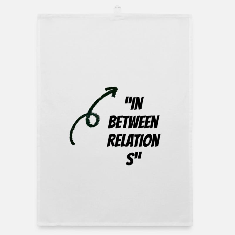 In Between Relationships Organic dish towel