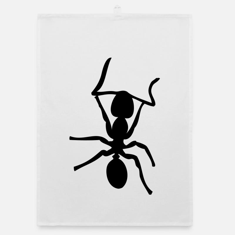 Ant - Insect - Ants Organic dish towel