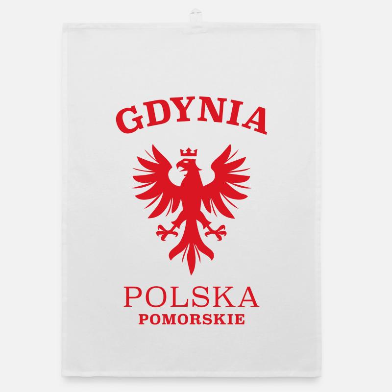 GDYNIA Poland Polska Organic dish towel