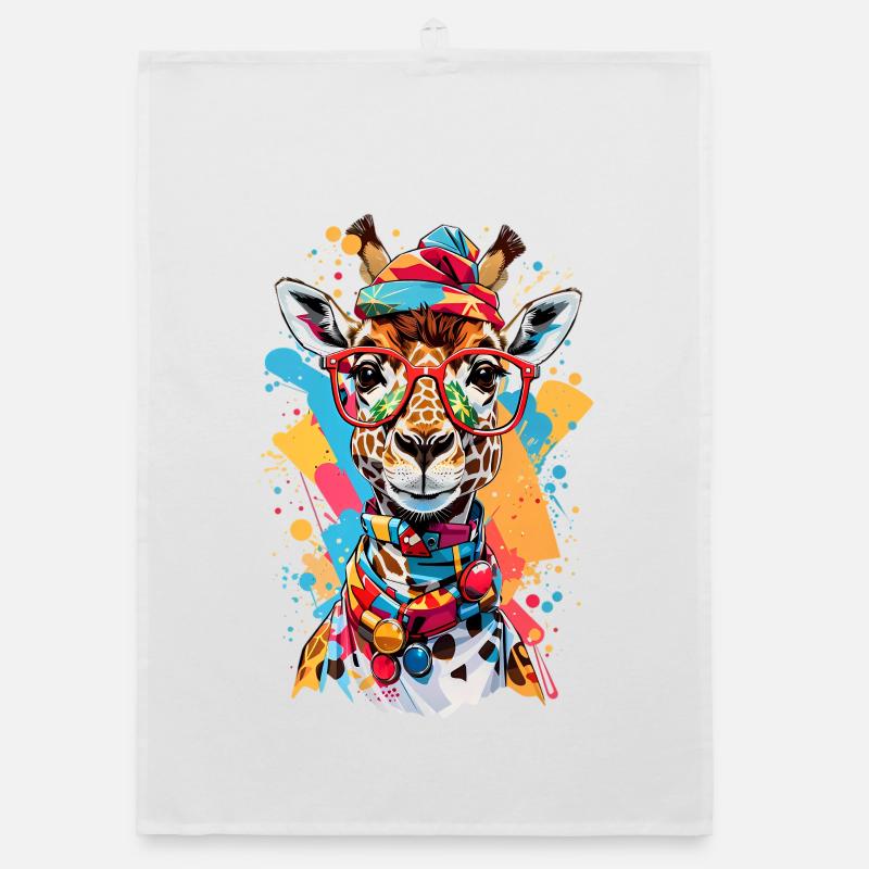 Girafe cool Torchon bio