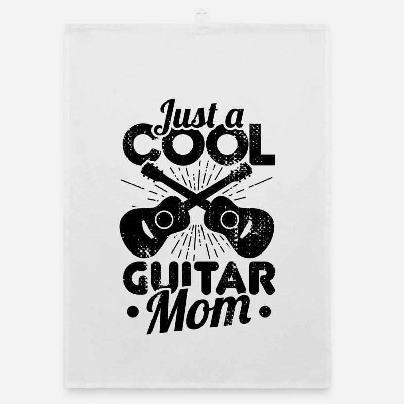 Guitar Mom Organic dish towel