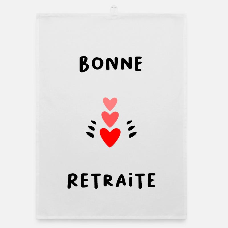 RETRAITE. COLLEGUE. RETRAITE. RETRAITEE. RETRAITE. Torchon bio