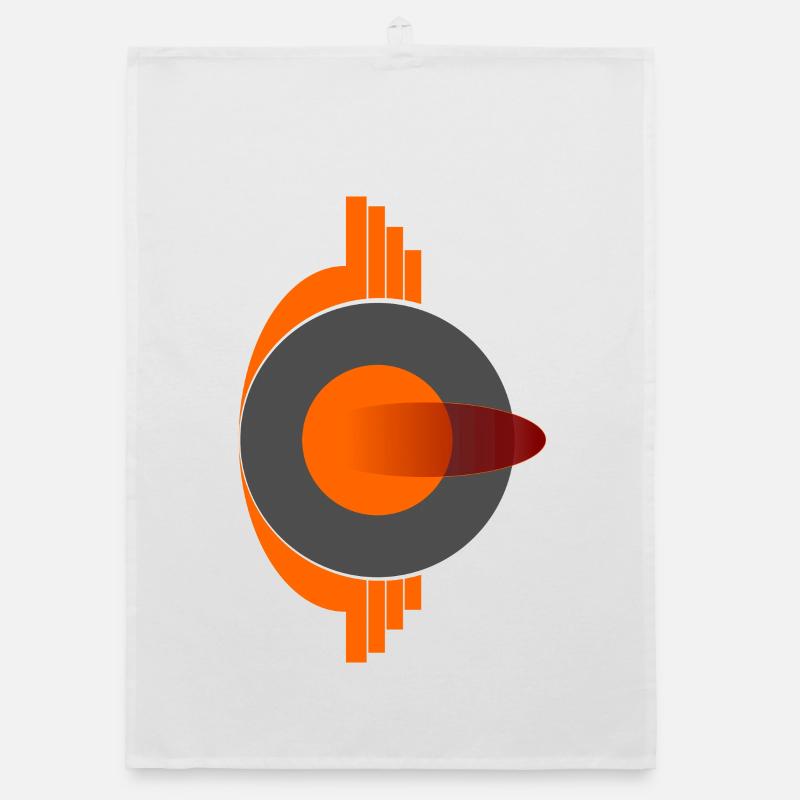 Phoenix Eye Abstract Logo Organic dish towel