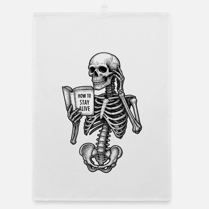 How to stay alive Organic dish towel