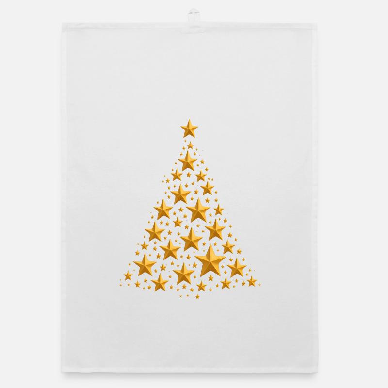 Christmas Tree Christmas Organic dish towel