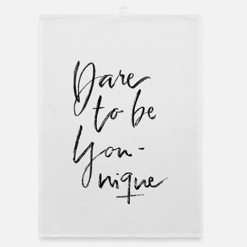 Ose être unique Torchon bio