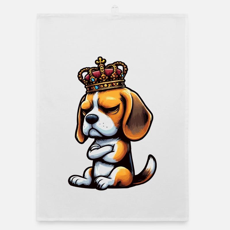 Beagle Beaglebesitzer Beaglehalter beaglehund Organic Geschirrtuch