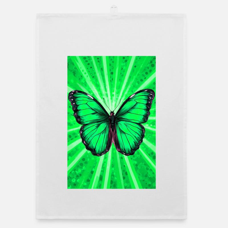 Schmetterling Organic Geschirrtuch