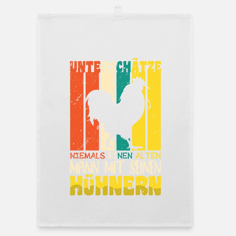 Hühnerflüsterer Huhn Hühnerhalter Hühner Organic Geschirrtuch