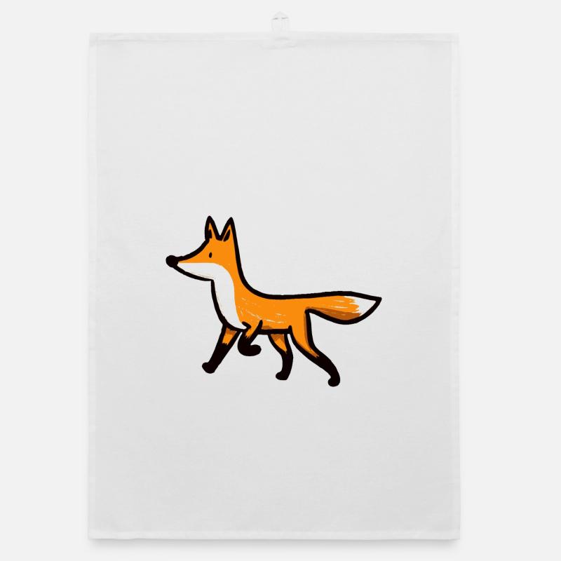 Curious Fox Organic dish towel