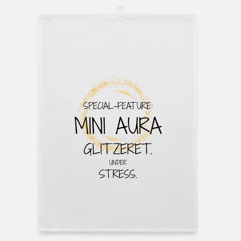 Statement-Design – Ironie trifft Alltag Organic Geschirrtuch