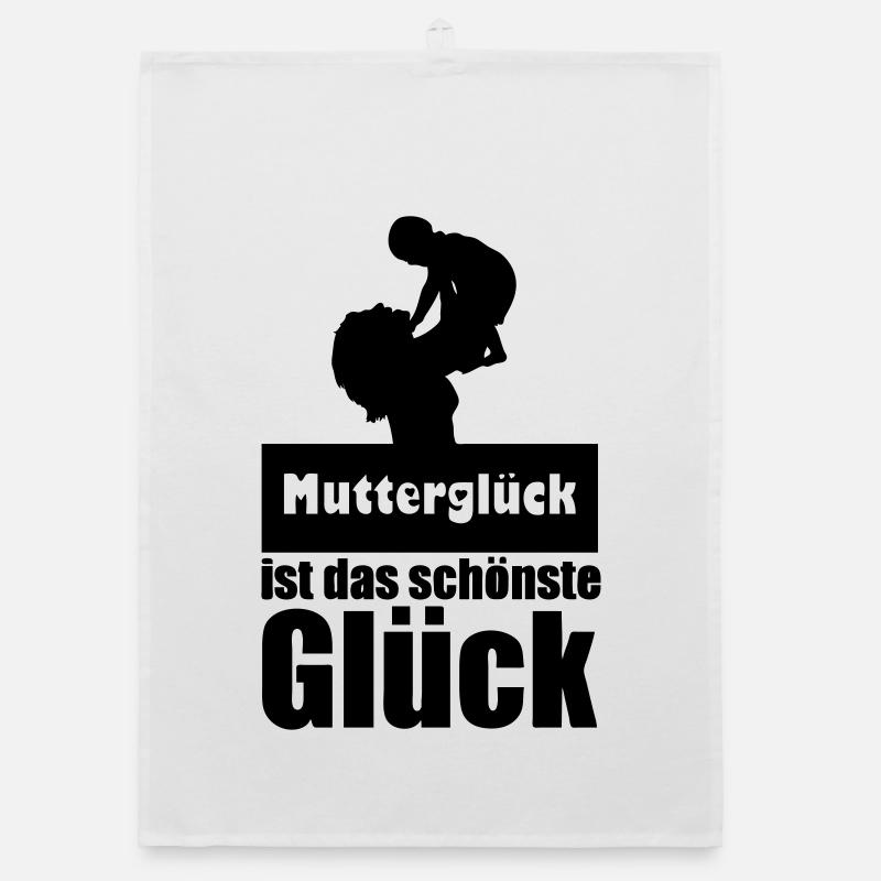 Mutterglück Mutter Muttertag Geburt Geschenk Organic Geschirrtuch