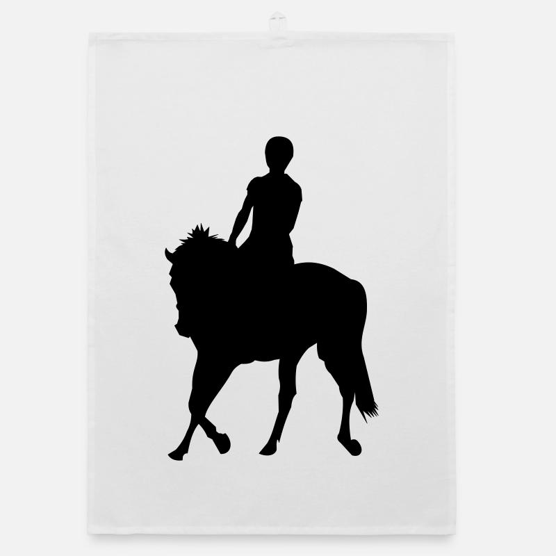 Pferde Wettbewerb Organic Geschirrtuch