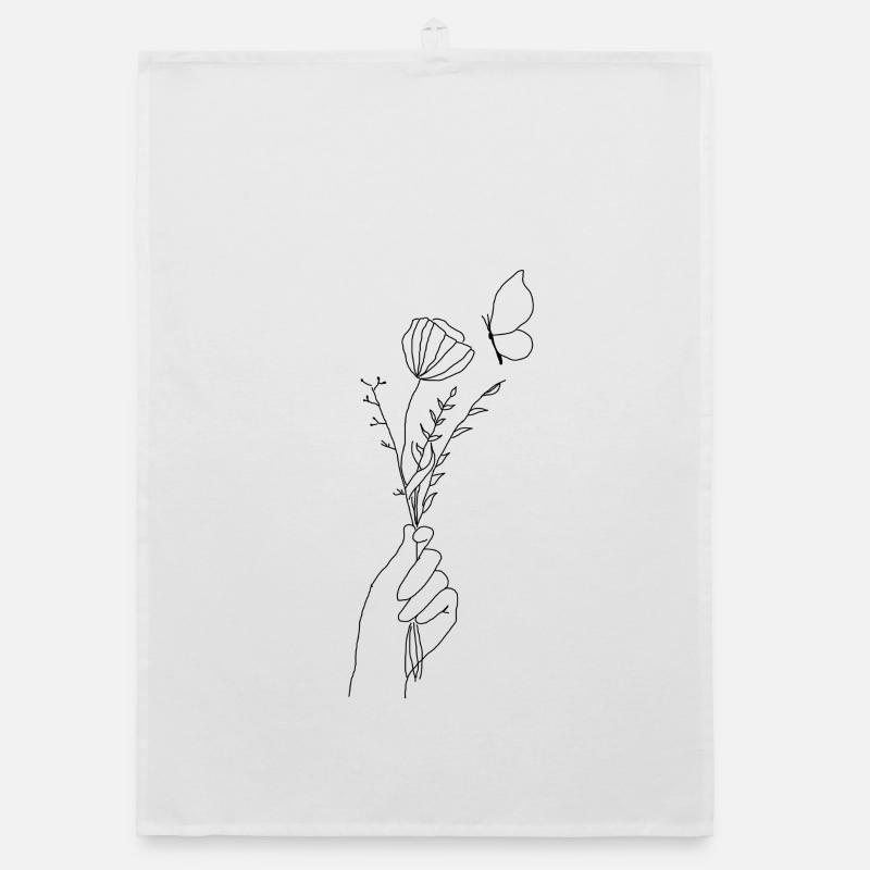 Bouquet de fleurs Torchon bio