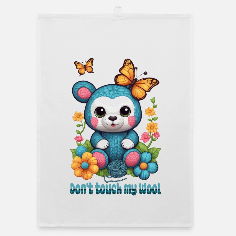 Teddy aus Wolle Organic Geschirrtuch