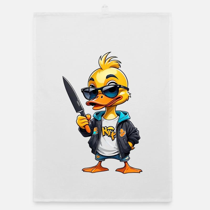 SSW33 Couteau Duck avec veste à capuche Torchon bio