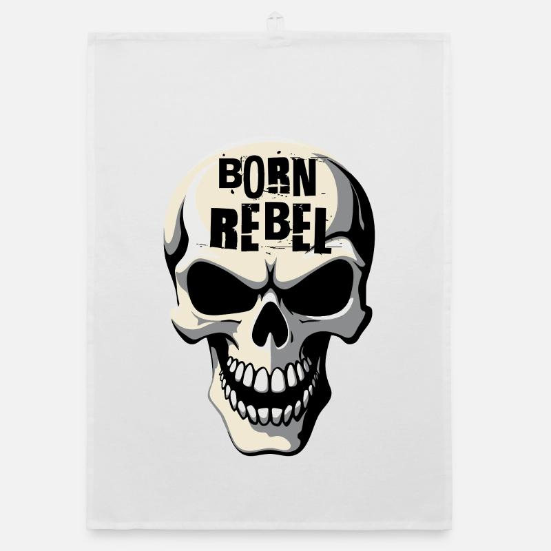 Tête de mort par Helfspawn Torchon bio