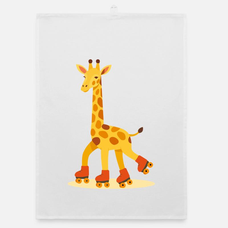 Rolling Giraffe – Fun on Four Wheels Organic dish towel