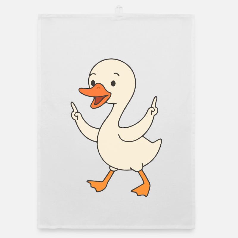 Dancing Swan Chick Organic dish towel