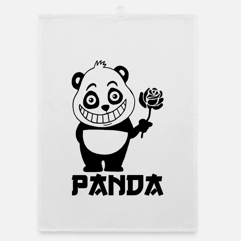 Cute Panda Organic dish towel