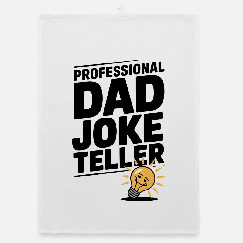 Papa conteur professionnel de blagues Torchon bio