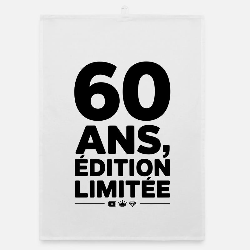 60 Ans Édition Limitée Torchon bio