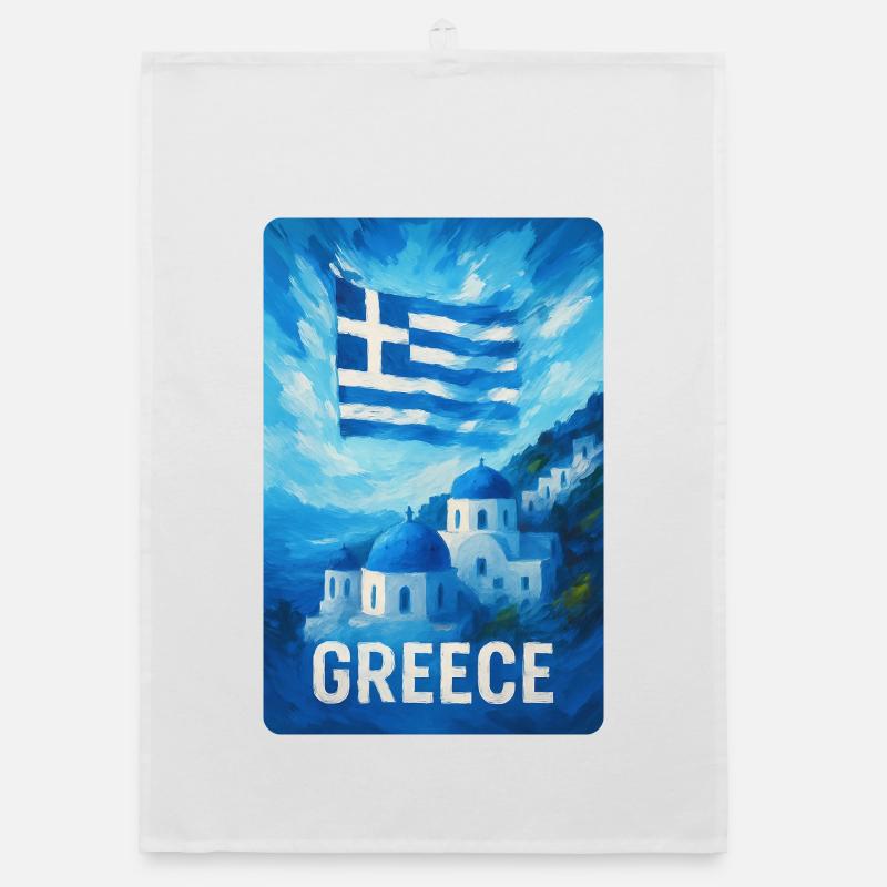 Grèce - Paradis bleu Torchon bio