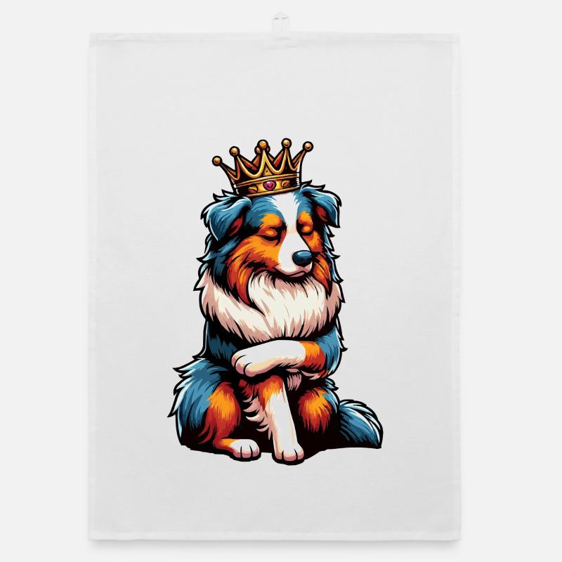 Australian Shepherd Aussie Aussie Owners Aussies Organic dish towel
