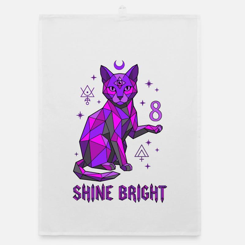 8e anniversaire Chat Mystique Torchon bio