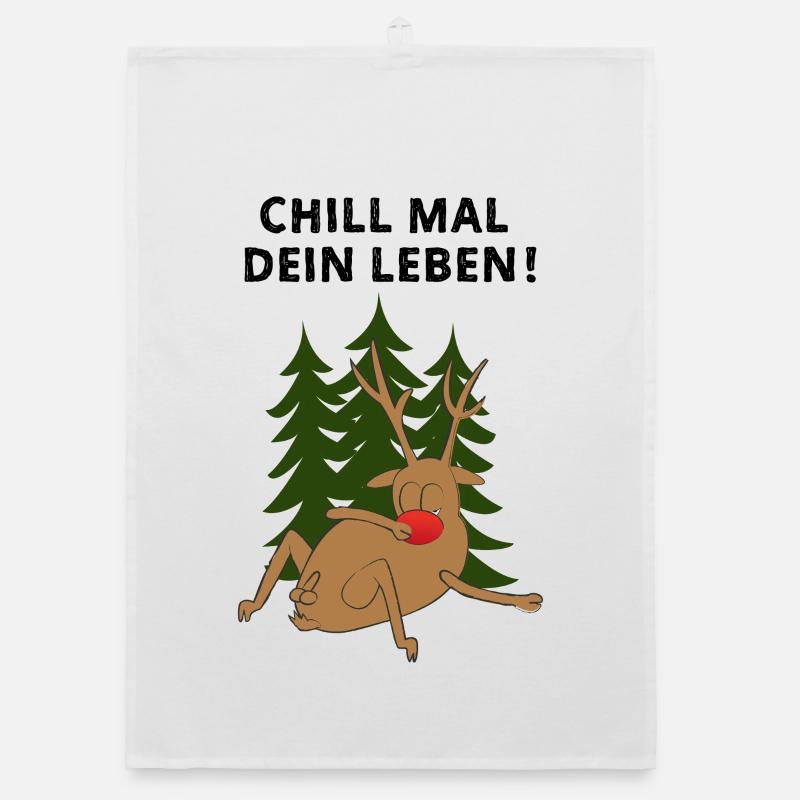 CHILL MAL DEIN LEBEN Organic Geschirrtuch