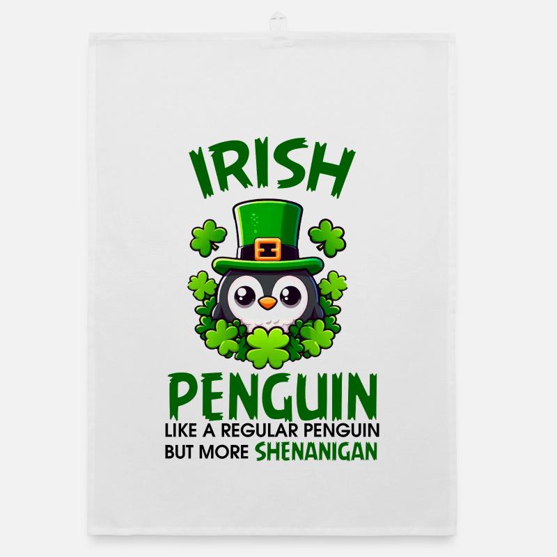 Pitreries du Pingouin Irlandais Torchon bio
