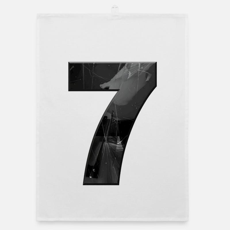 Black Grey Sieves with Splinters Organic dish towel