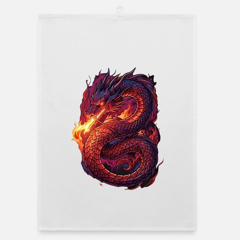 Tempête de Dragon de Feu Torchon bio