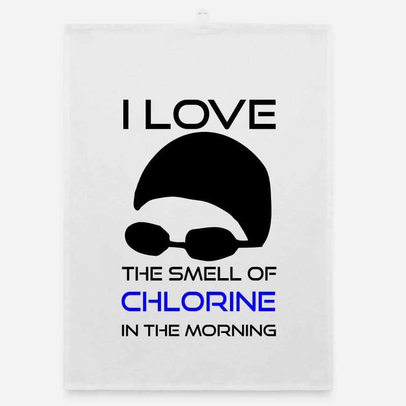 Natation Sort chlore odeur - Torchon bio - blanc