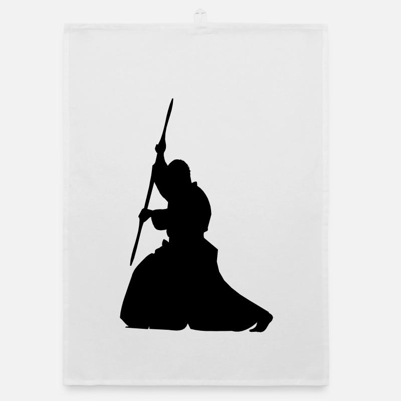Kobudo bo - Organic Geschirrtuch - Weiß