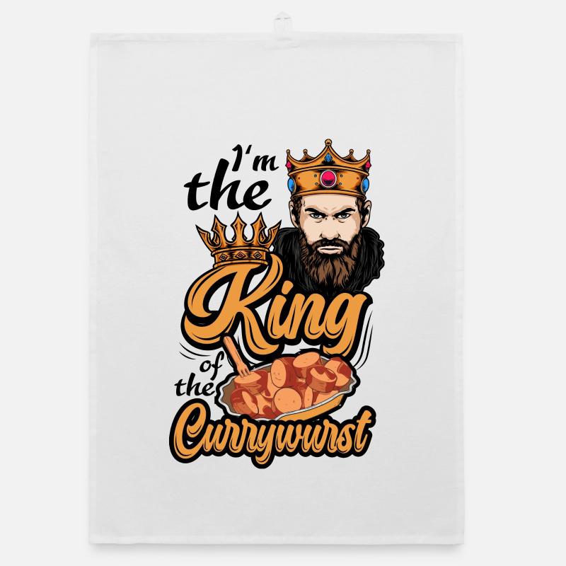 Je suis le roi de la Currywurst Torchon bio