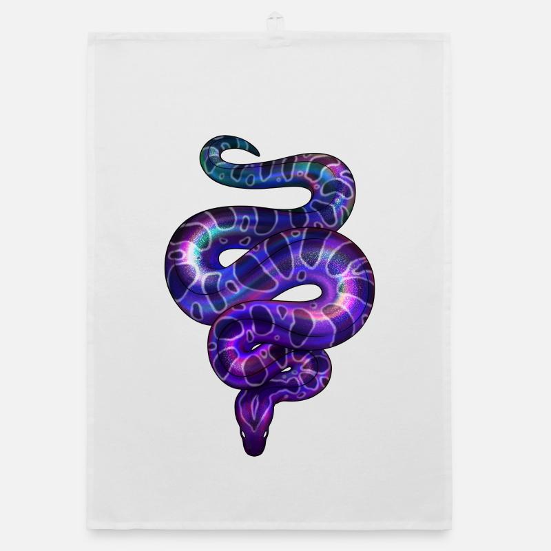 Néon Serpent Violet Torchon bio