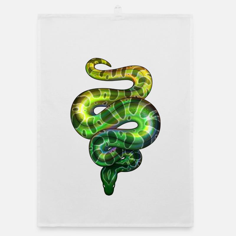 Néon Snake Green Torchon bio