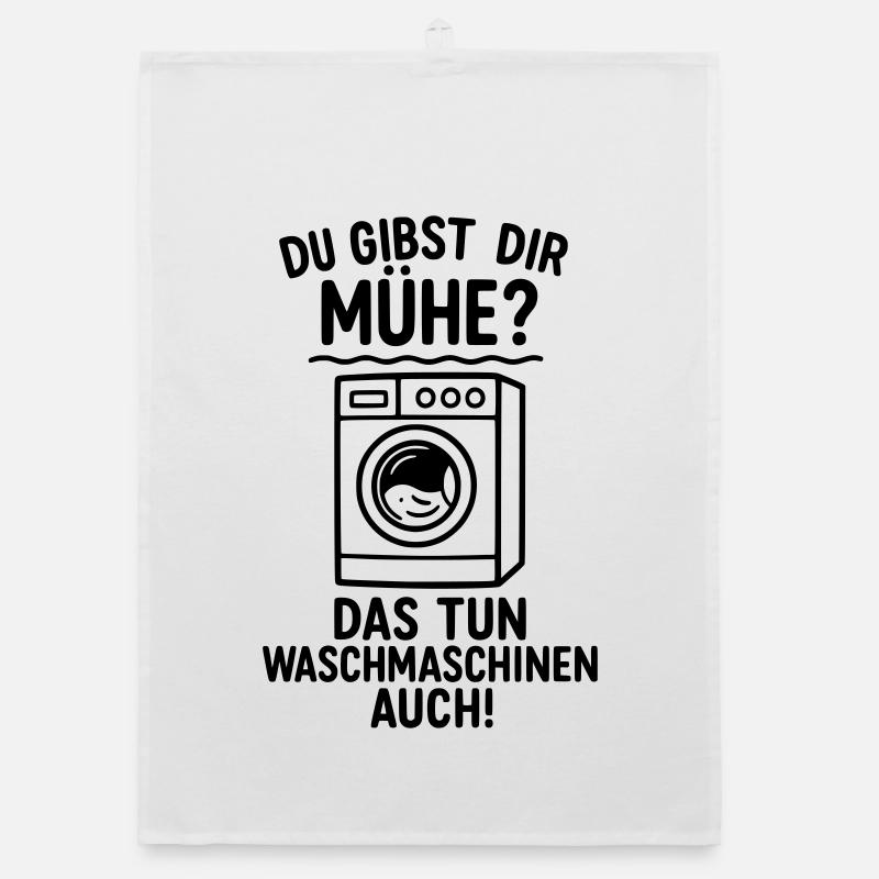 Washing machines trouble give work Organic dish towel