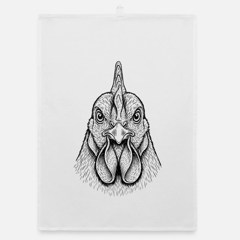 Chicken Organic dish towel