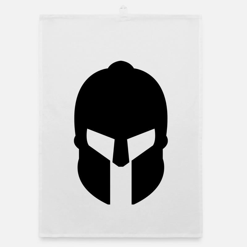 Spartan helmet Organic dish towel